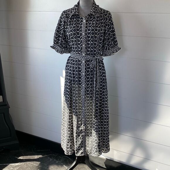 Max Studio London black and white dress - Picture 1 of 12